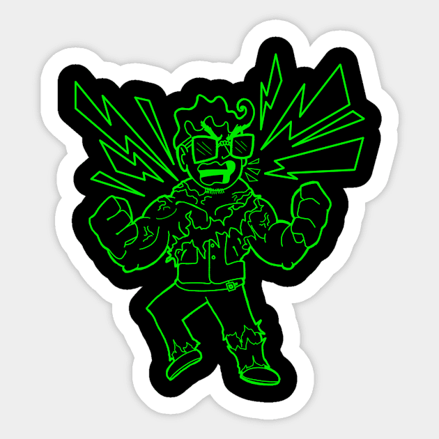 Extreme Nerd Rage Sticker by paintchips